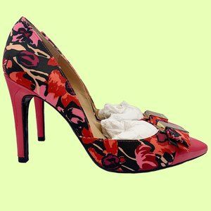 NWT Floral Pink Isaac Mizrahi Stiletto Heels